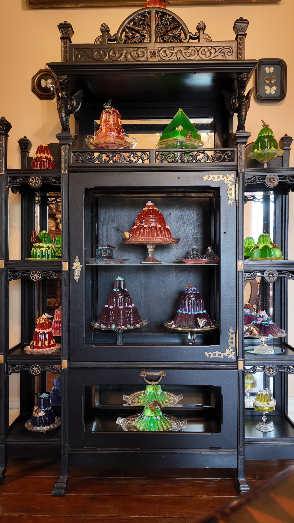 Sherwood_2 A cabinet full of colorful gelatin confections